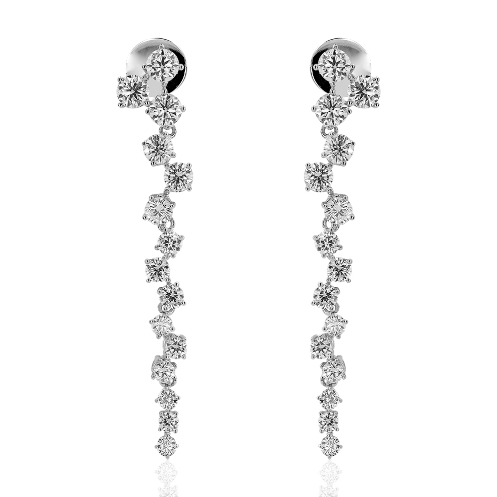 2,99 Ct. Diamond Design Earring